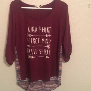 Long quarter sleeve shirt-Kohl’s